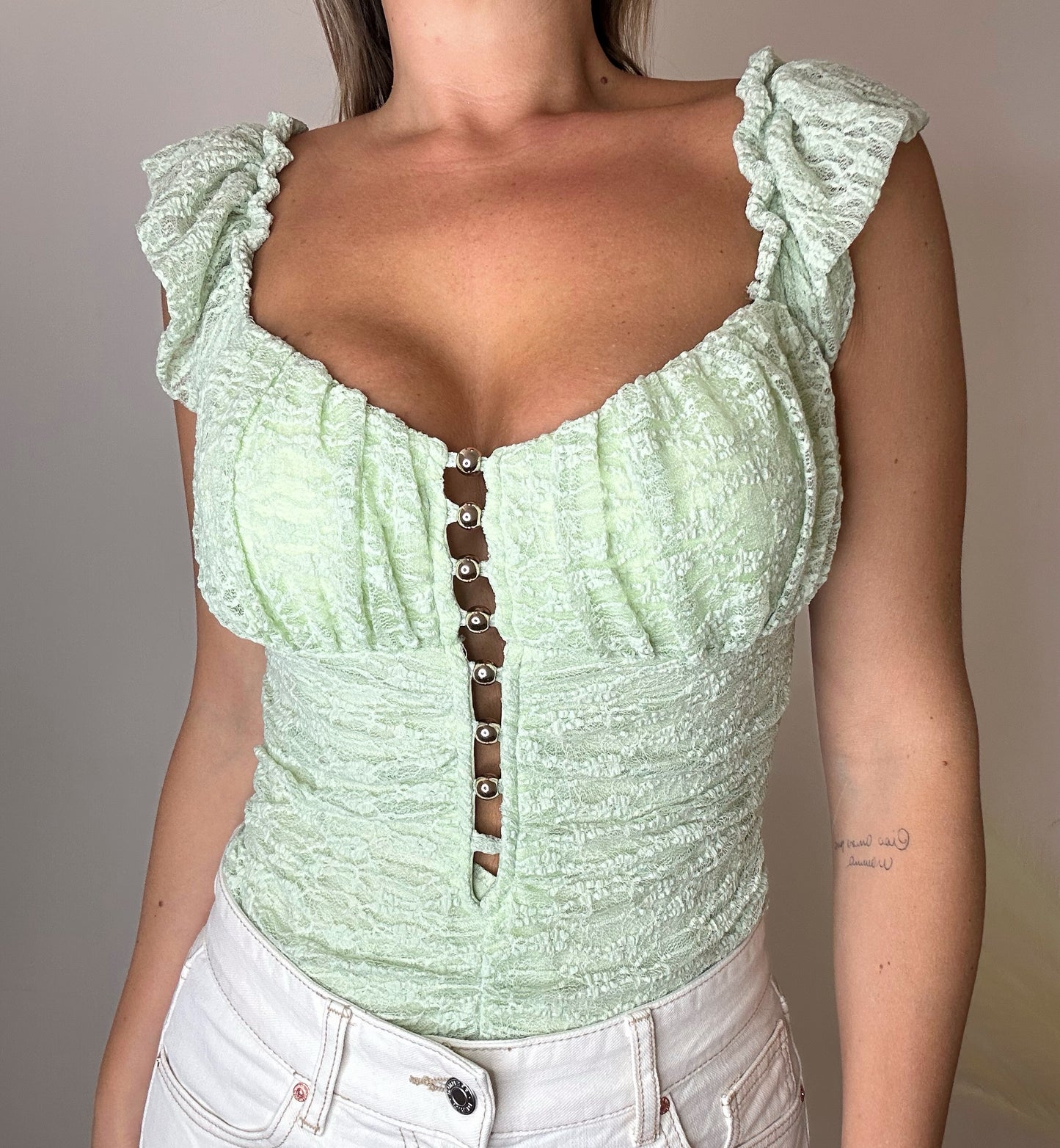 Body pizzo menta