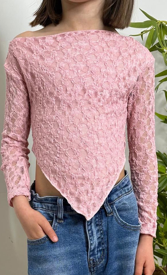 Maglia pizzo girl