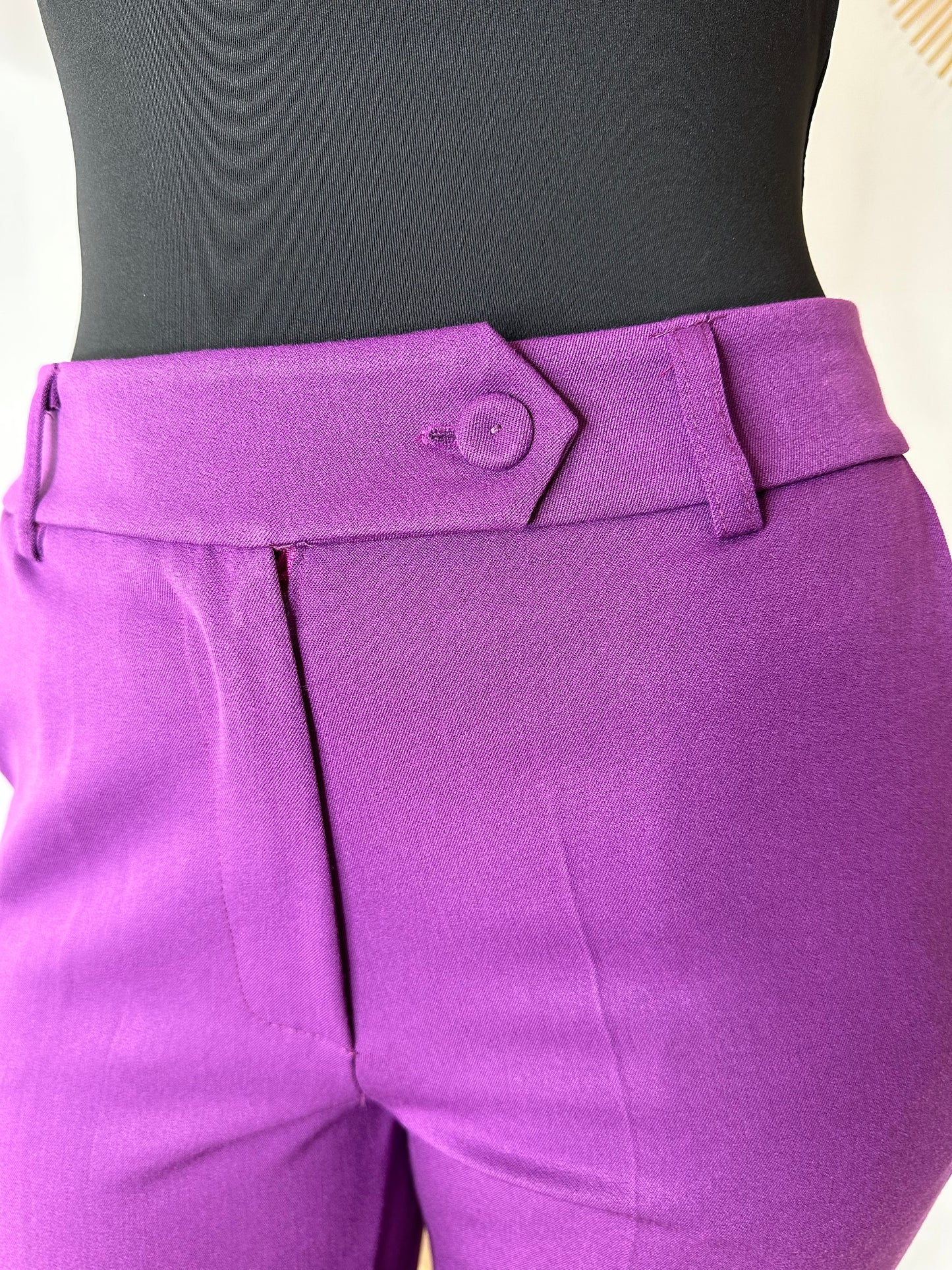 Pantalone sartoriale prugna