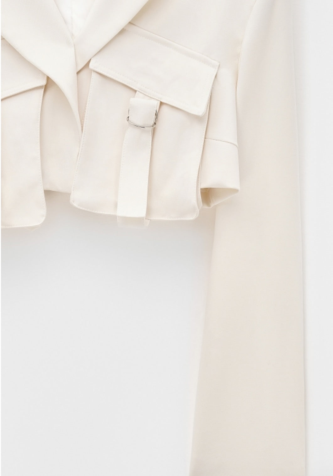Blazer crop panna