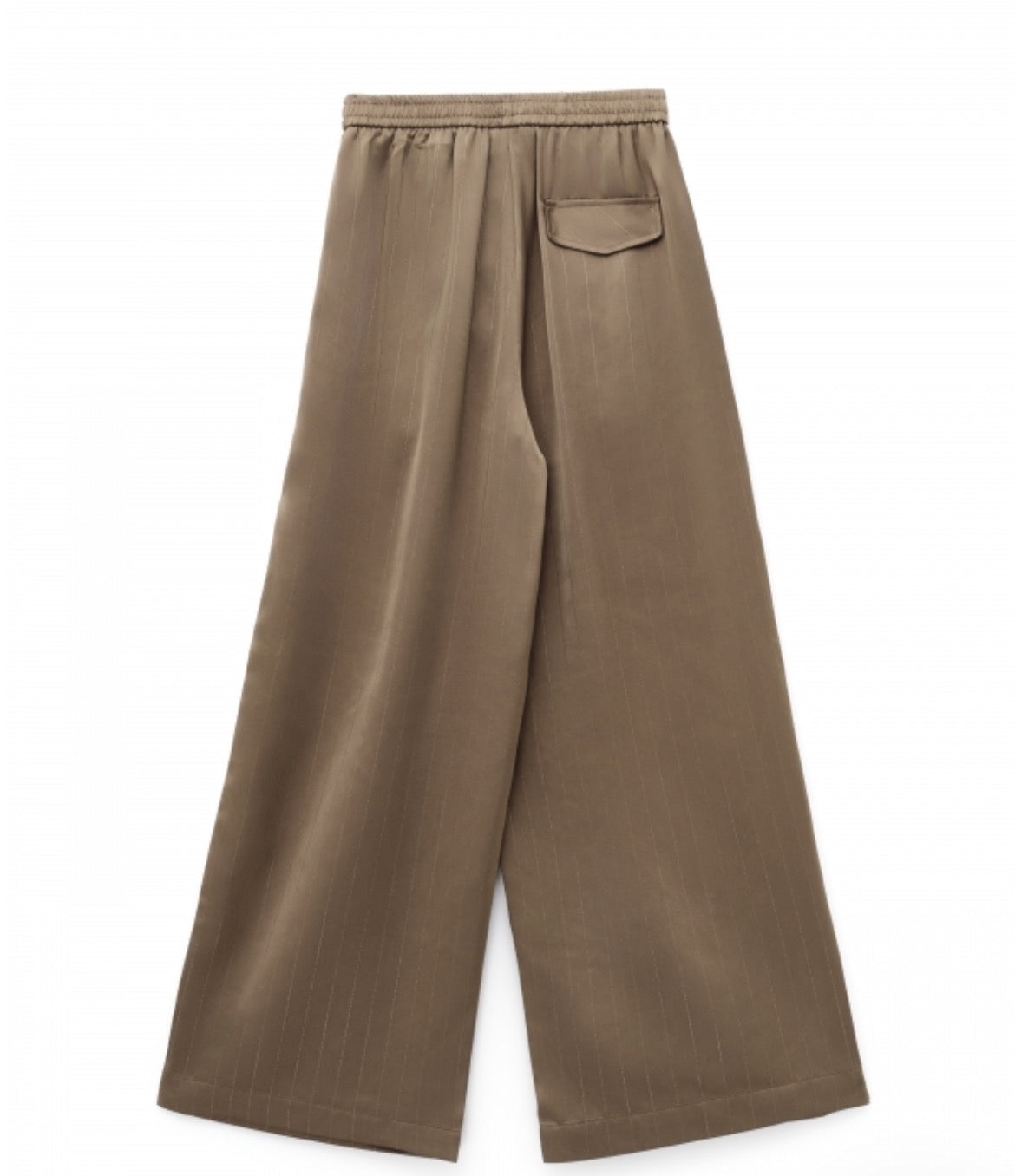 Pantalone satinato nocciola