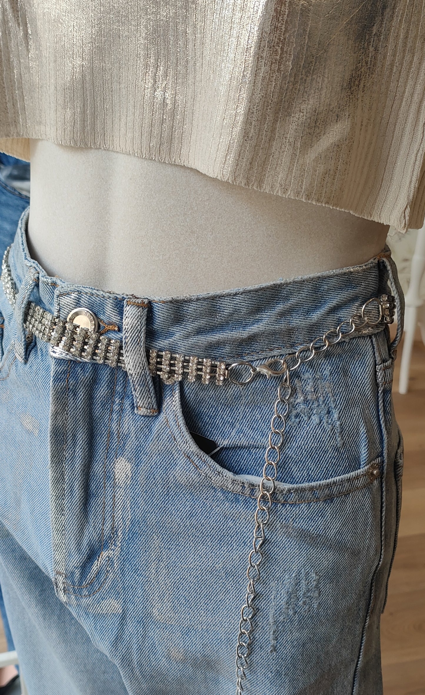 Catena vita con strass
