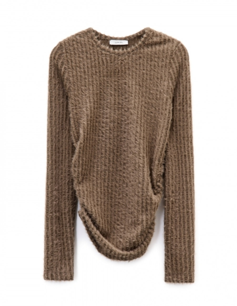 Maglia in pelliccia sintetica