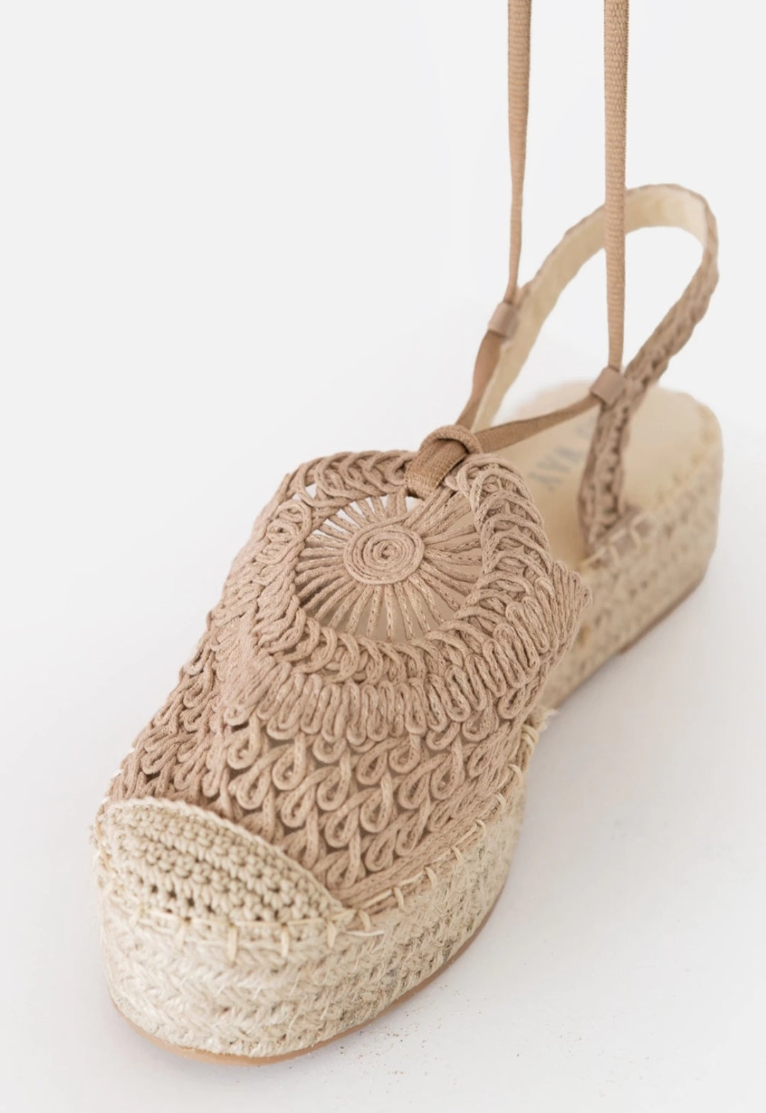 Espadrillas platform beige