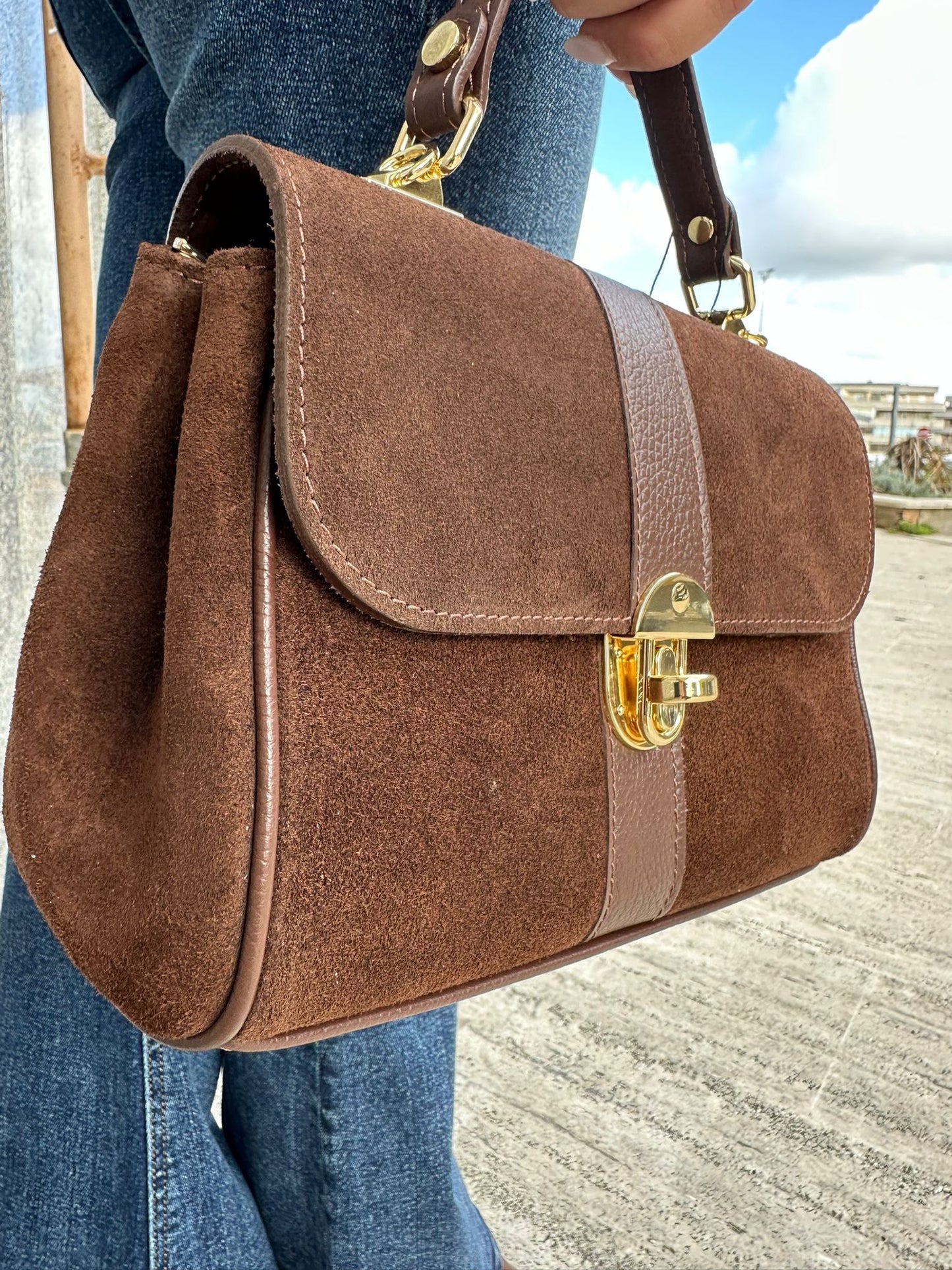 Borsa Zoe cioccolato