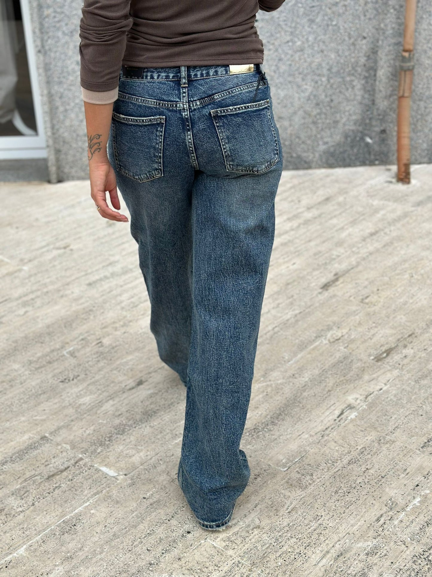 Jeans gamba dritta
