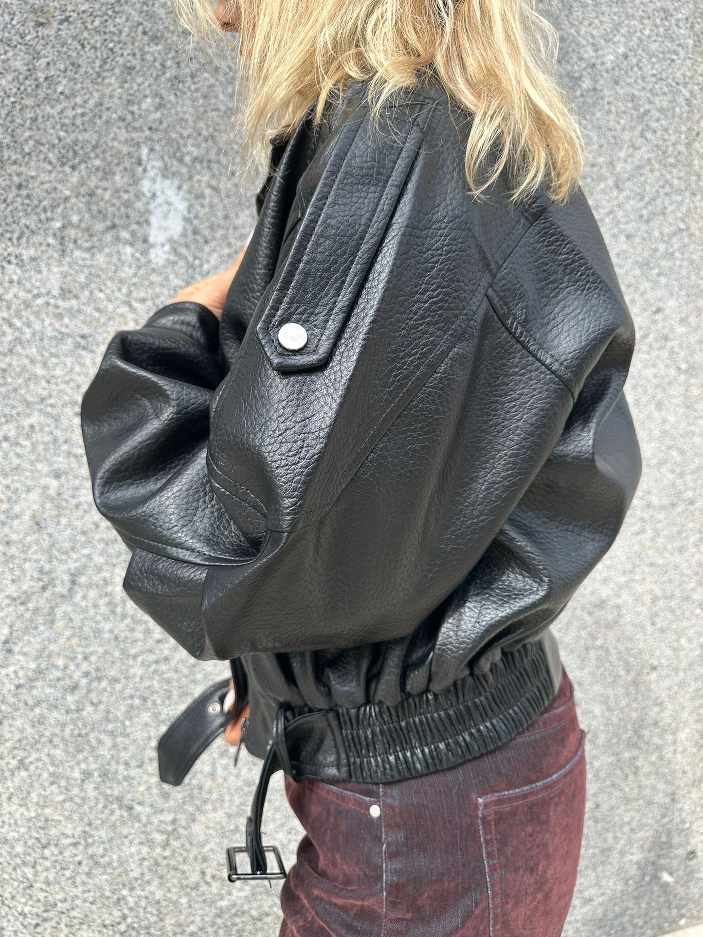 Bomber ecopelle