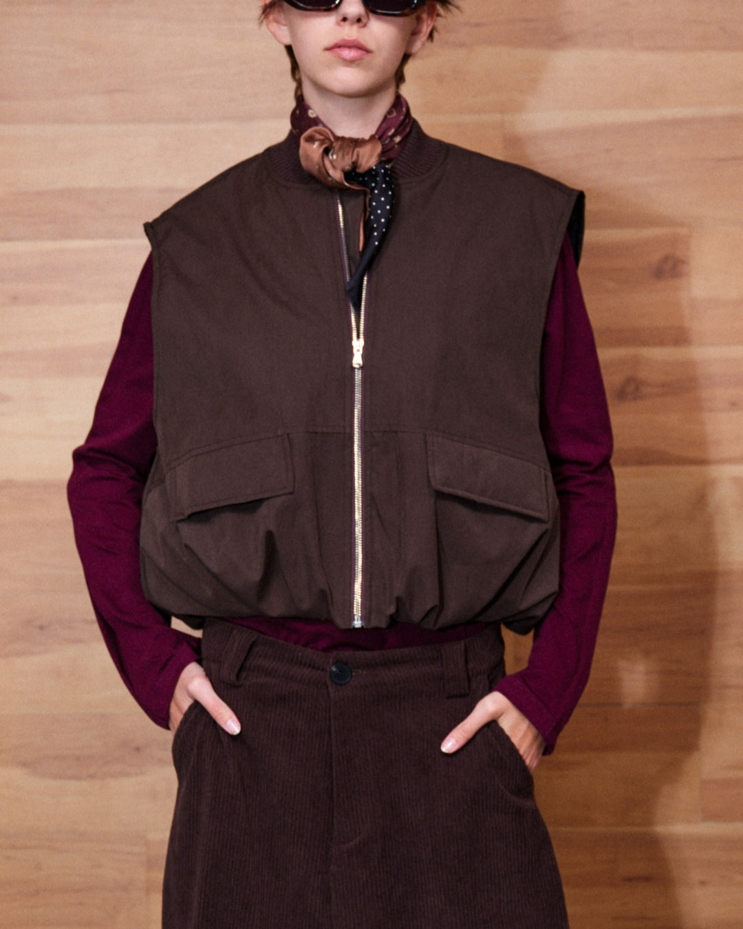 Bomber smanicato LUMINA