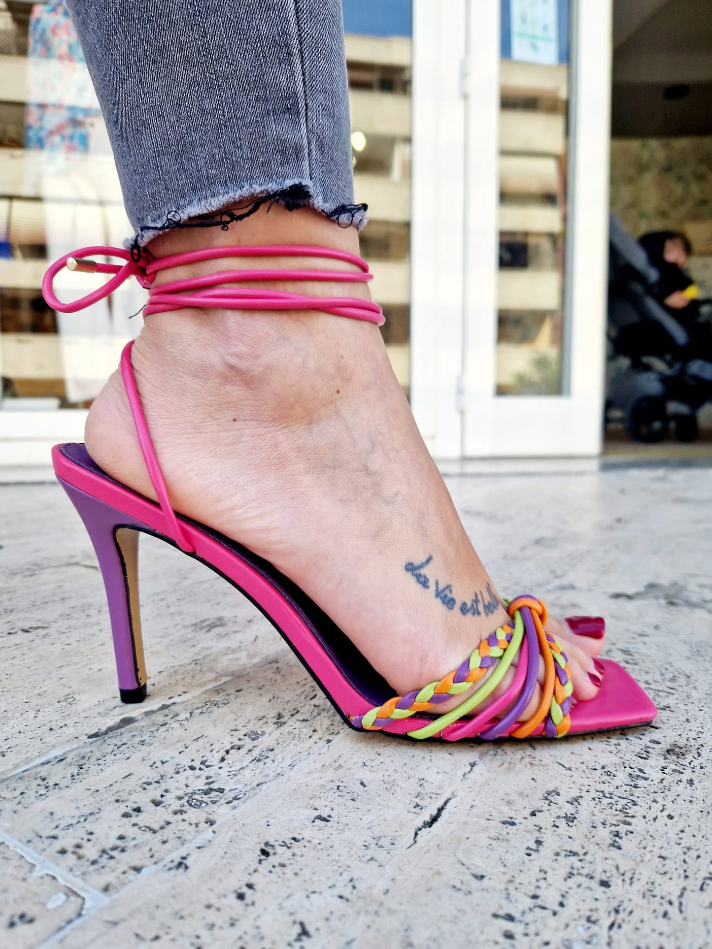 Scarpa arcobaleno