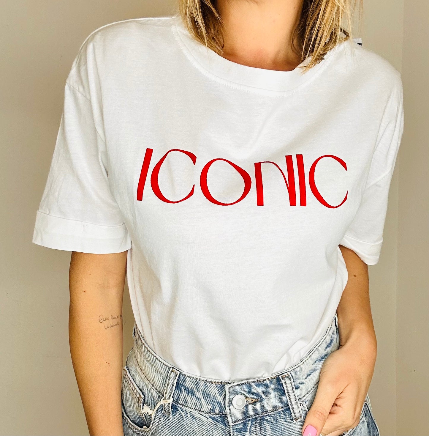 T-Shirt cotone scritta