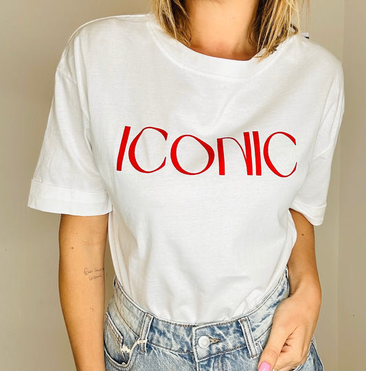T-Shirt cotone scritta