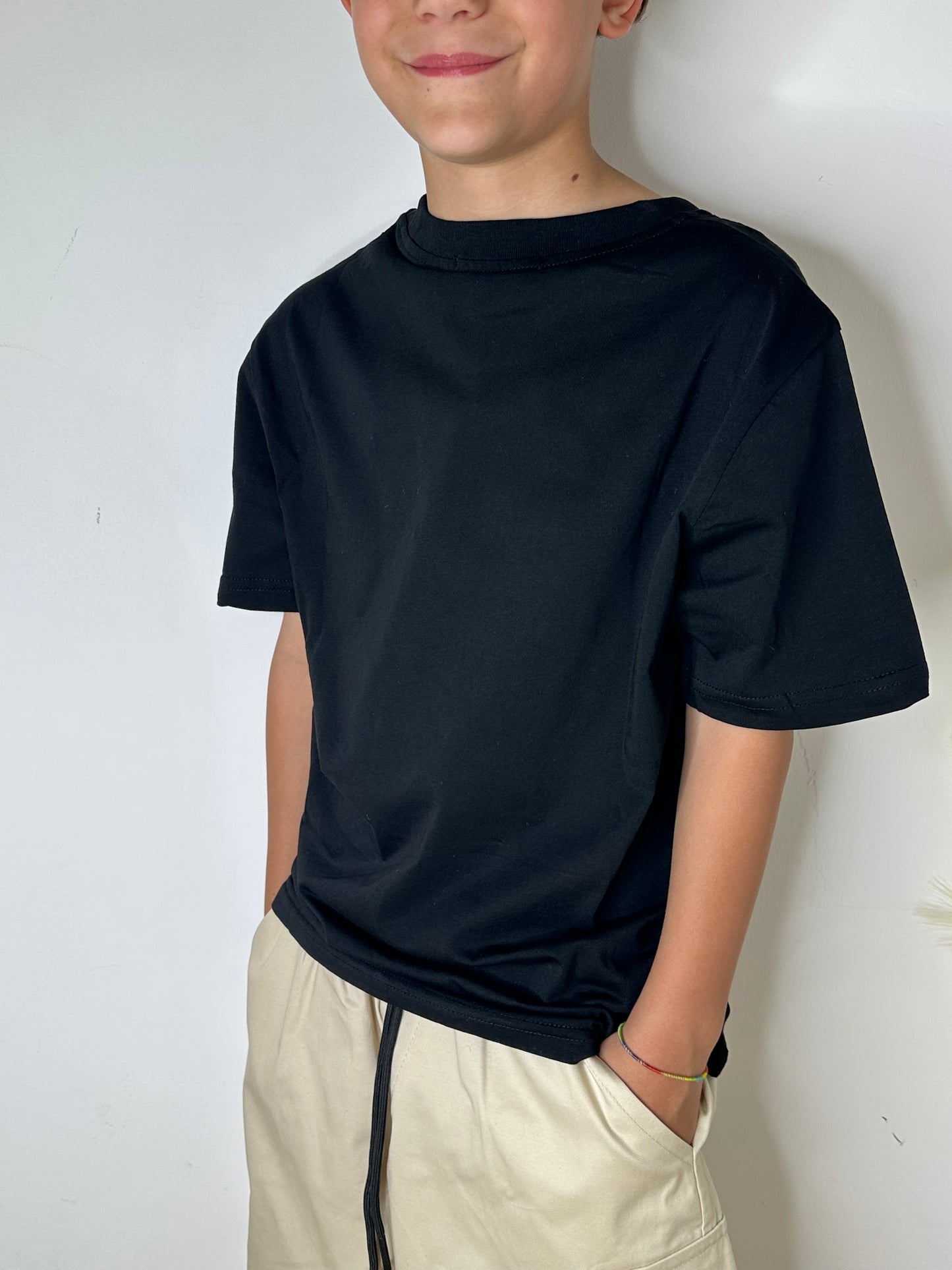 Maglia Basic girocollo nera