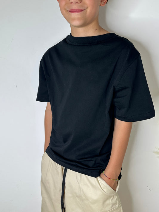 Maglia Basic girocollo nera