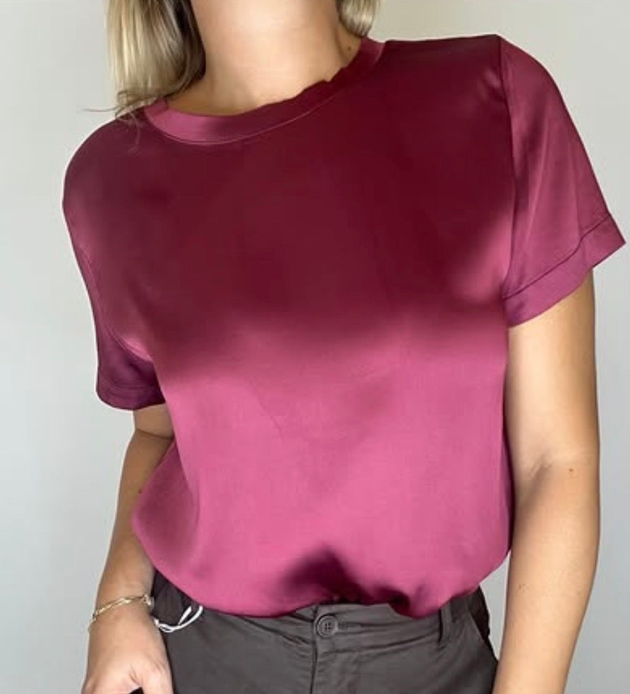 Maglia 1/2 manica viscosa rasata