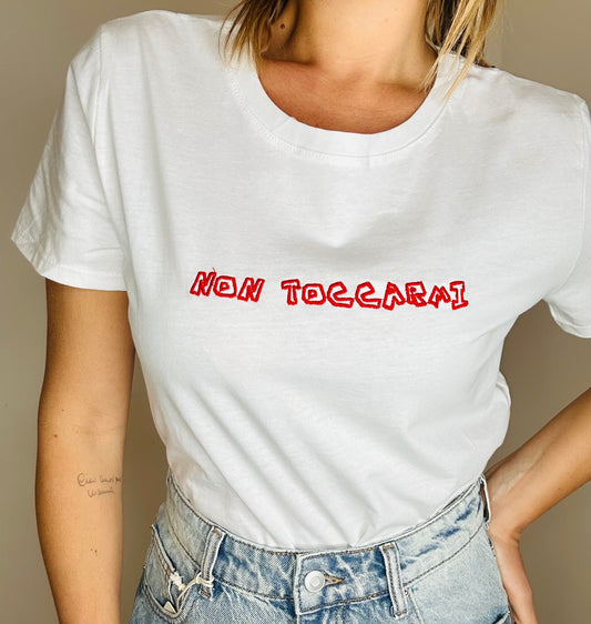 T-Shirt cotone scritta