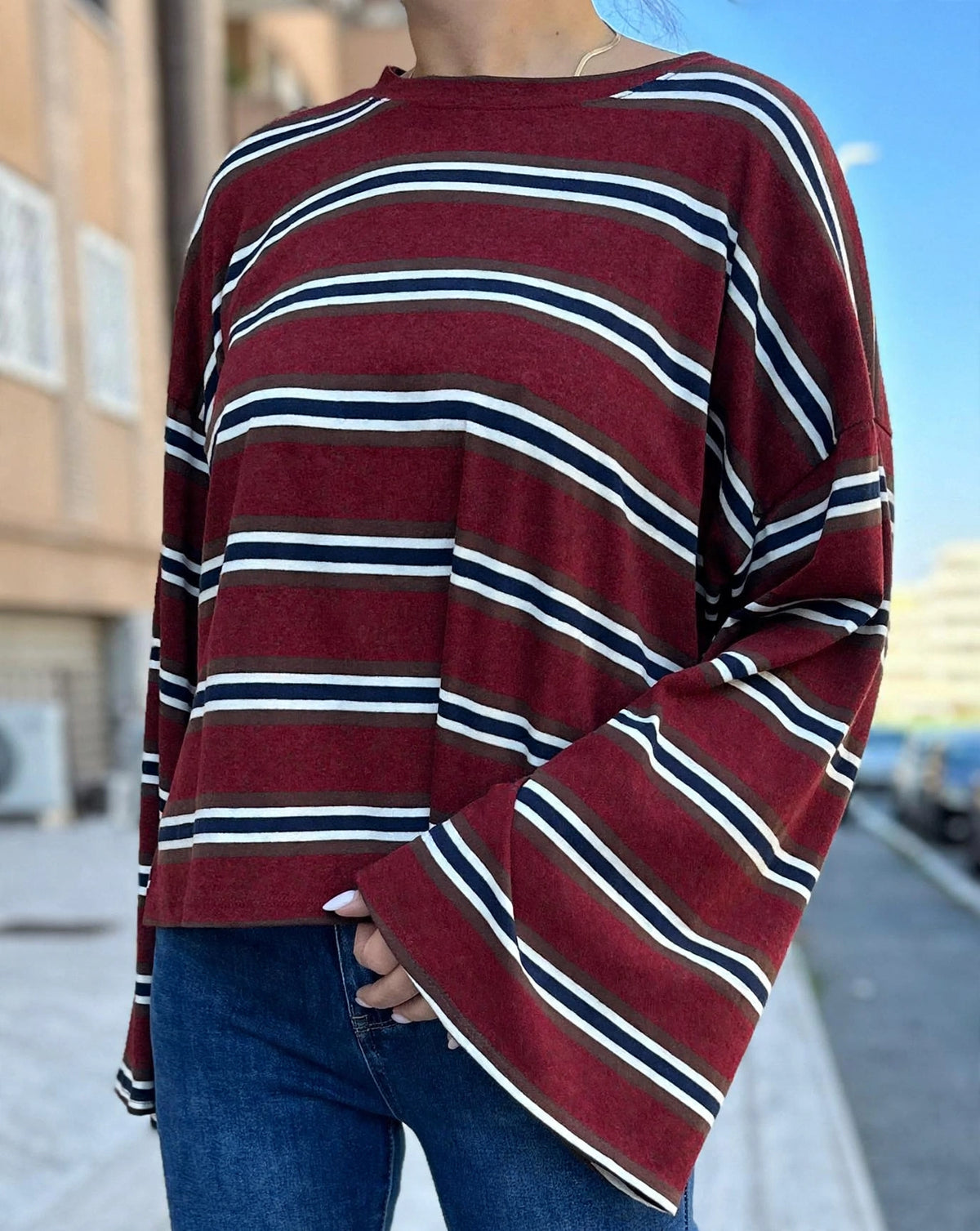 Maglia manica campana