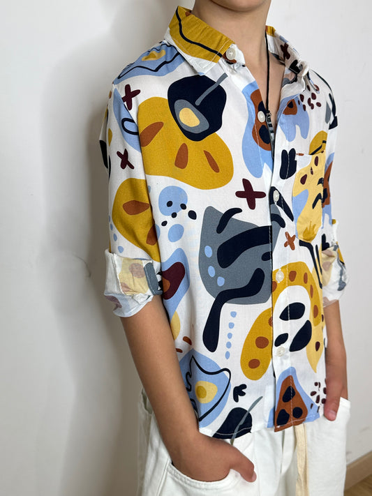 Camicia Fantasia viscosa