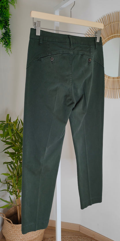 Pantalone punto Milano verde