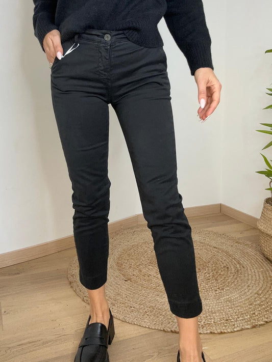 Pantalone punto Milano nero