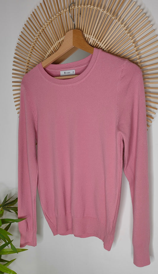 Maglia viscosa rosa