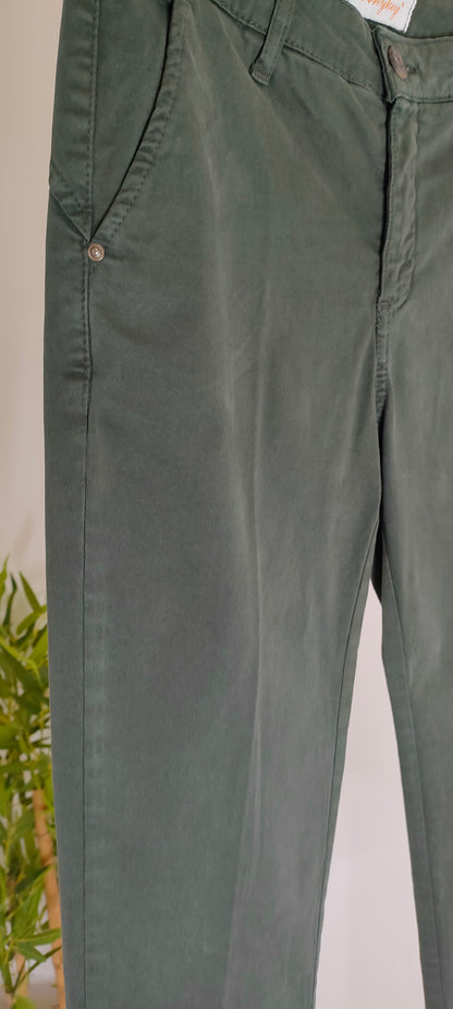 Pantalone punto Milano verde