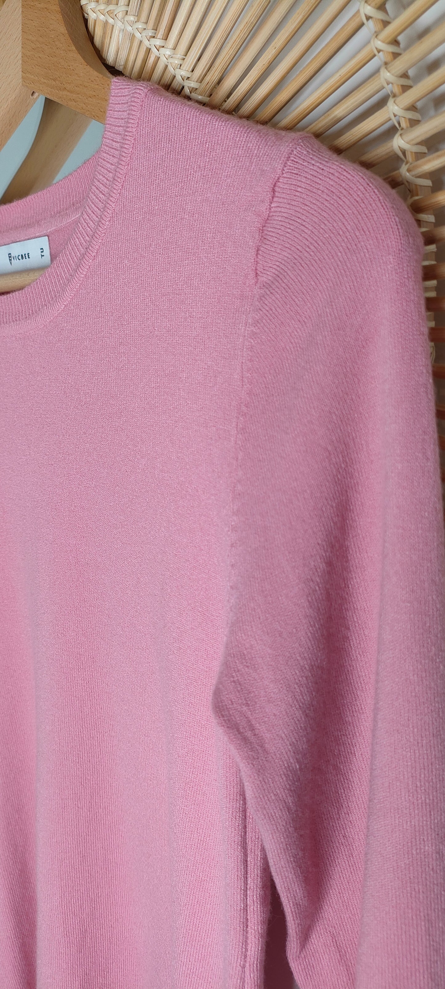 Maglia viscosa rosa