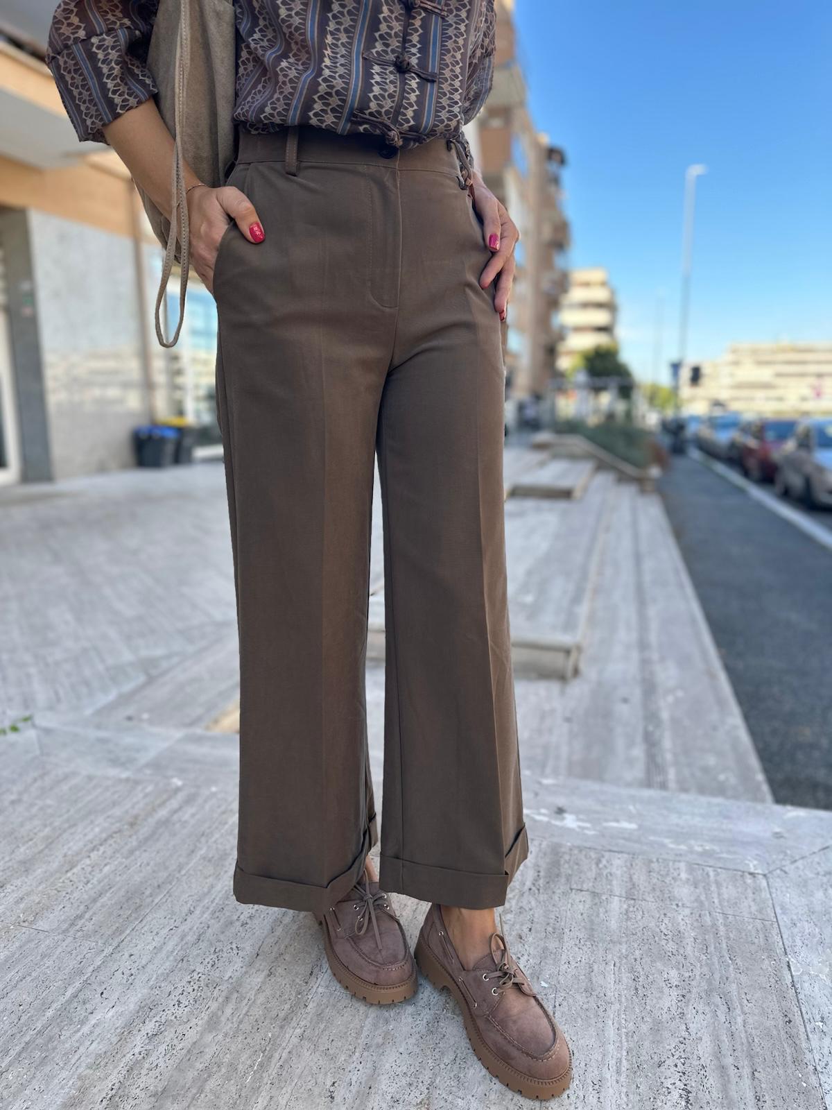 Pantalone risvolto
