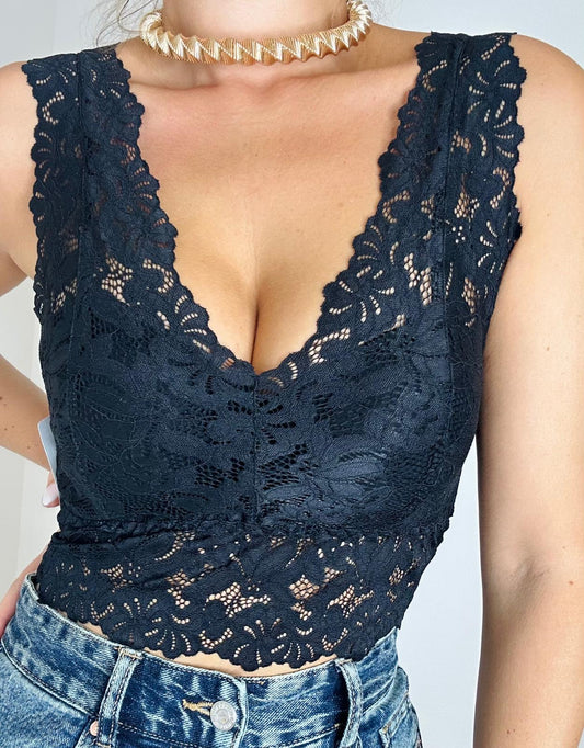Bralette nera