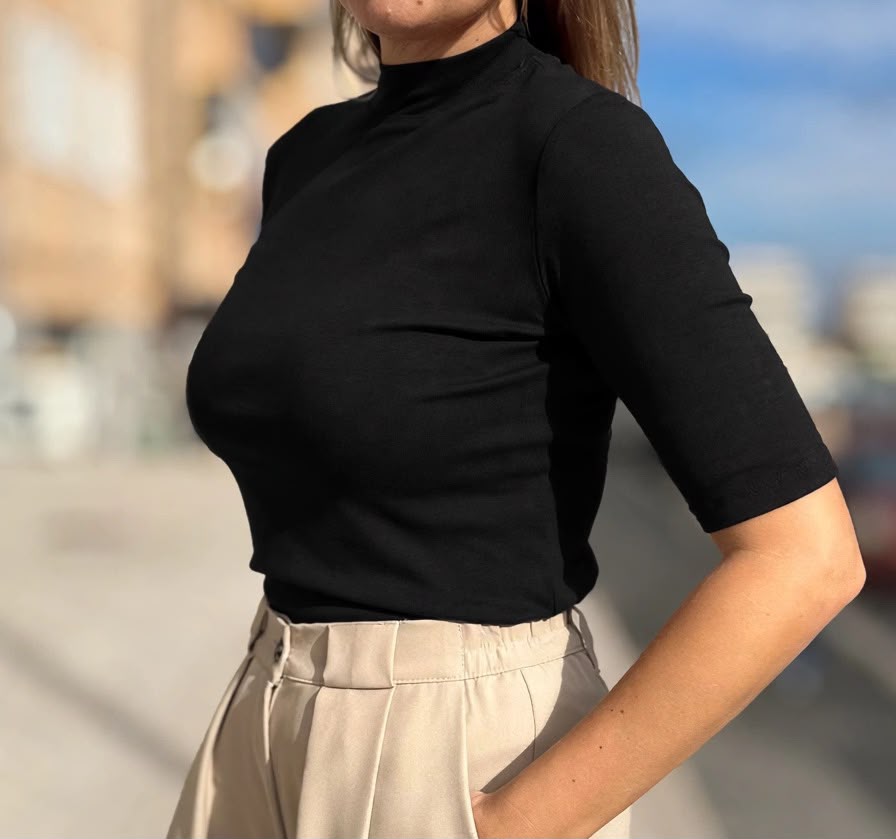 Maglia mezzo collo