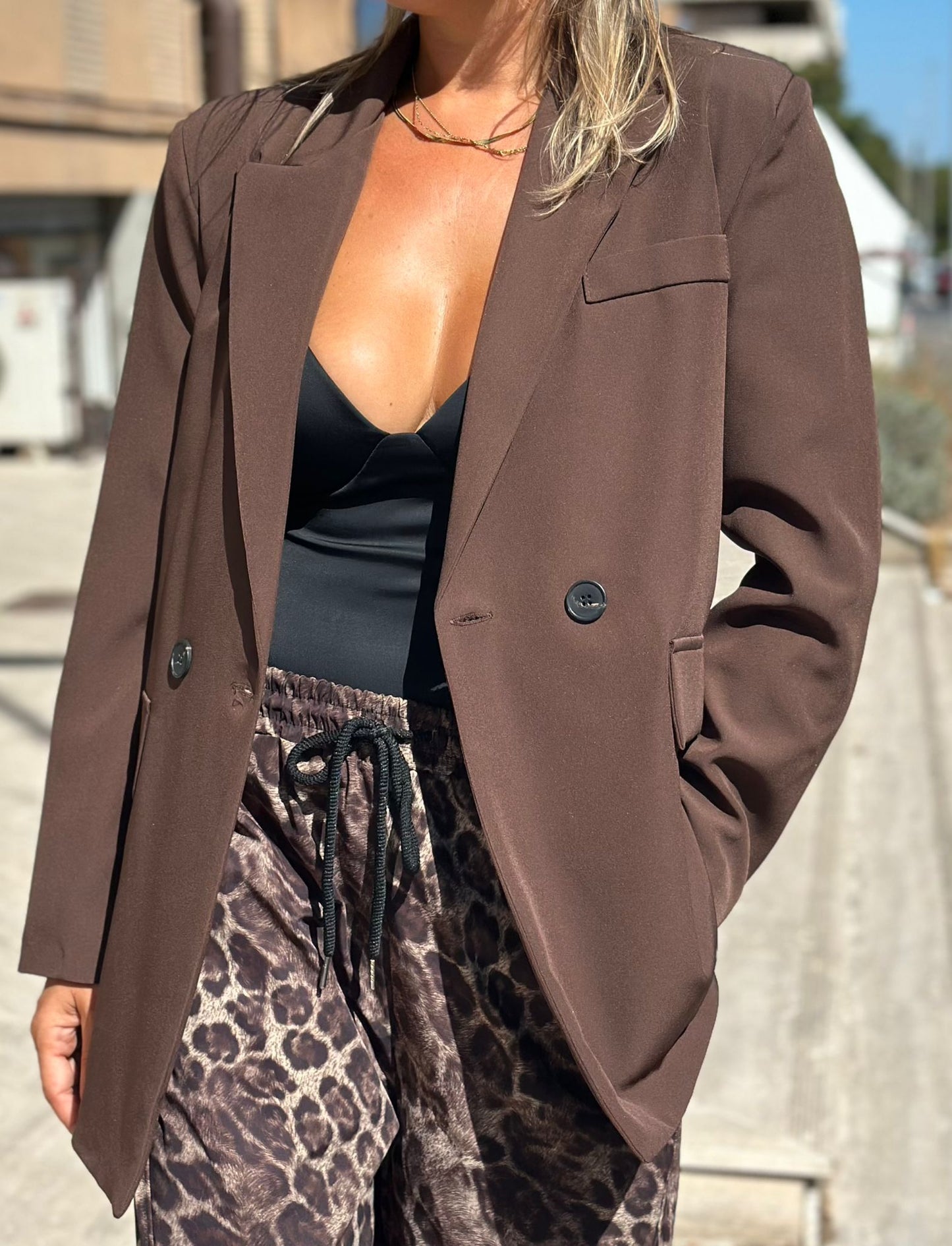 Blazer cioccolato