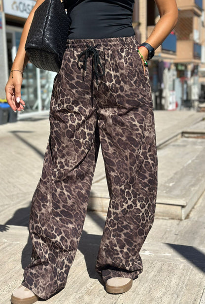 Pantaloni wide-leg LUMINA