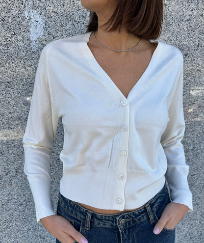 Cardigan misto lana