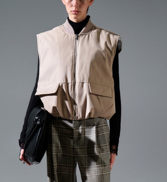 Bomber smanicato LUMINA